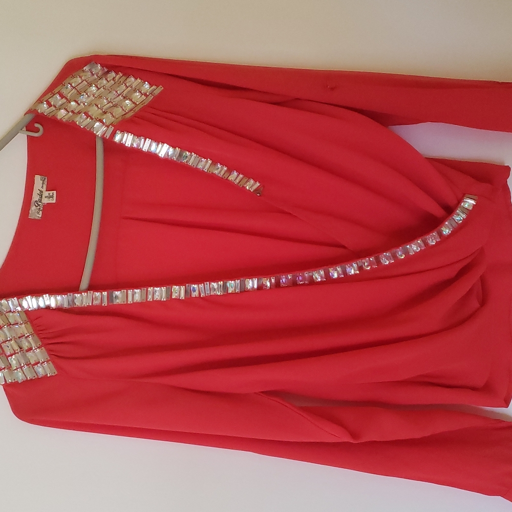Jewelled top.